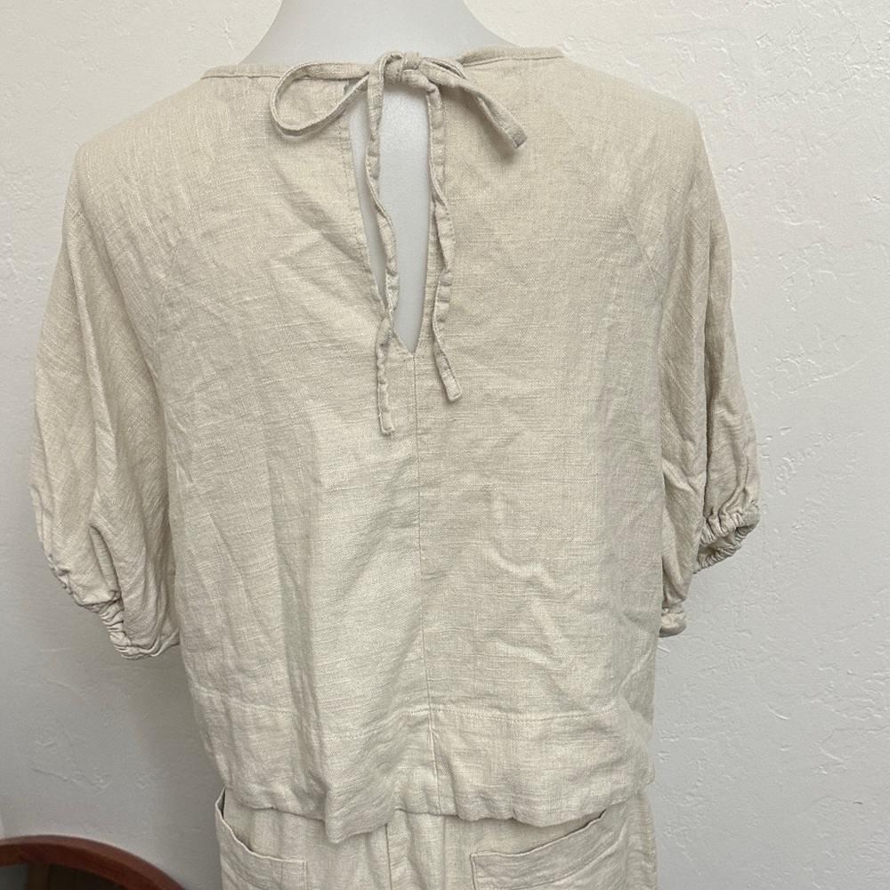 House of Harlow 1960 Beige linen 2 piece matching set - Picture 6 of 11